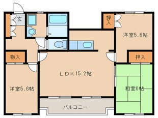 ガ－デンハイツ志免の物件間取画像